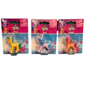 My Little Pony 2" Mini Figure, New in Plastic Shell package- Izzy, Hitch, Sunny